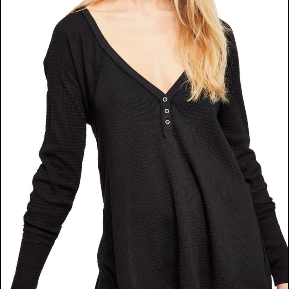 Free People Citrine Textured Top
